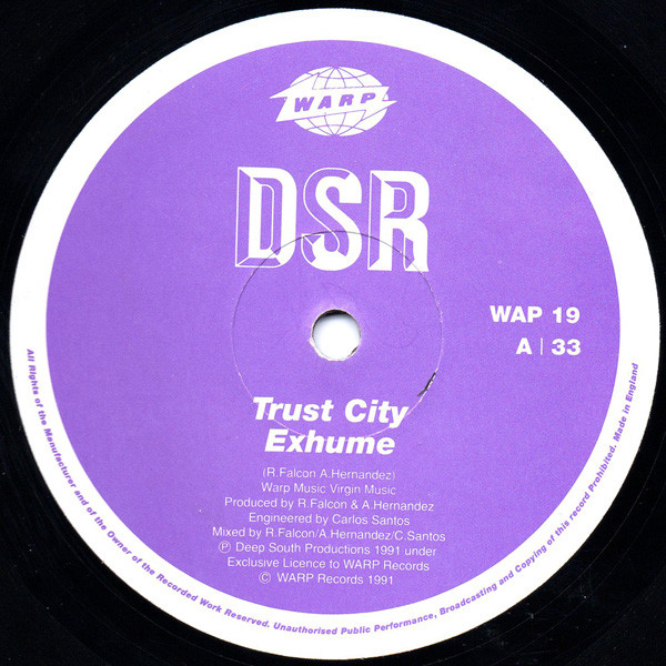 DSR - Miami | Warp Records (WAP 19) - 2