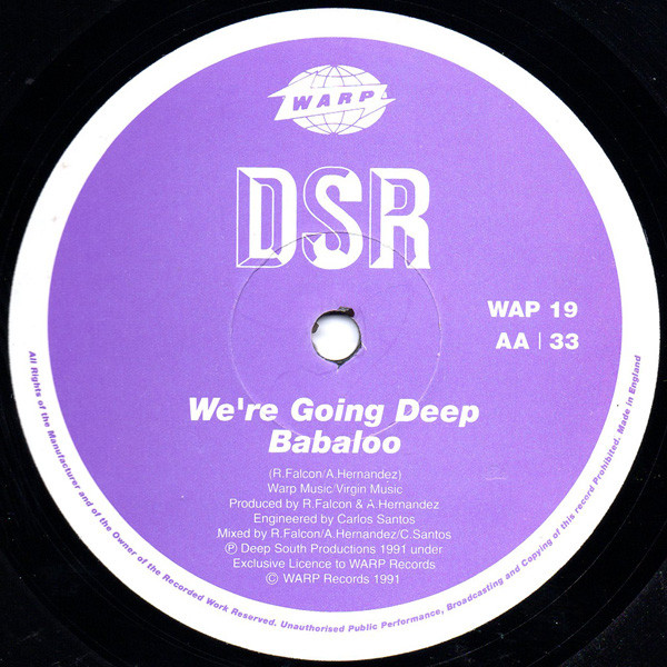DSR - Miami | Warp Records (WAP 19) - 3