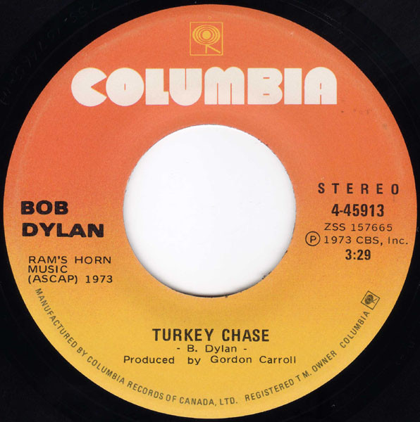 Bob Dylan - Knockin' On Heaven's Door / Turkey Chase | Columbia (4-45913)