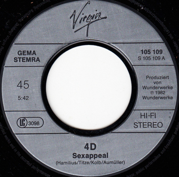 4D - Fauve Moderne / Sex Appeal | Virgin (105 109) - 4