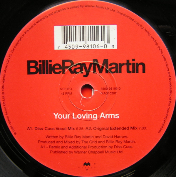 Billie Ray Martin - Your Loving Arms | Magnet (MAG1028T) - 3 Billie Ray Martin - Your Loving Arms | Magnet (MAG1028T) - 3