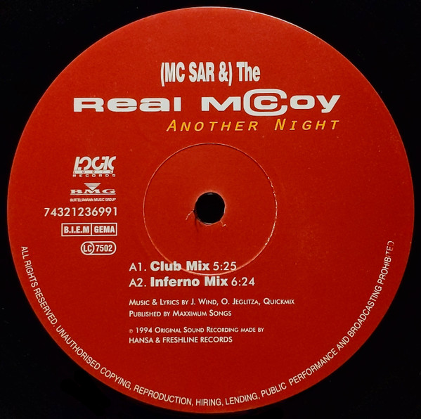 Real McCoy - Another Night | Logic Records (74321236991) - 3 Real McCoy - Another Night | Logic Records (74321236991) - 3