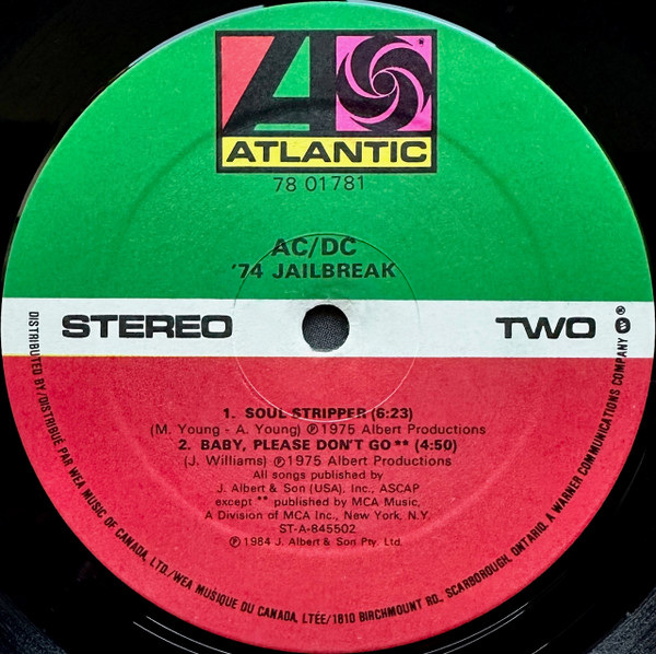 AC/DC - '74 Jailbreak | Atlantic (78 01781) - 4