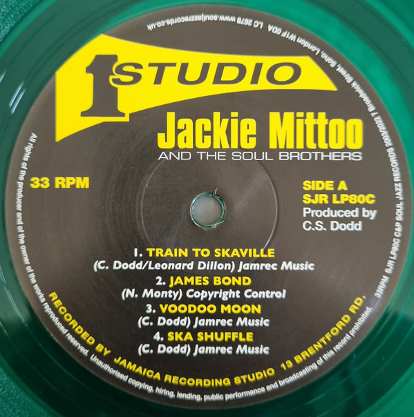 Jackie Mittoo And The Soul Brothers - Last Train To Skaville | Soul Jazz Records (SJR LP80C) - 2 Jackie Mittoo And The Soul Brothers - Last Train To Skaville | Soul Jazz Records (SJR LP80C) - 2