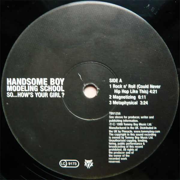 Handsome Boy Modeling School - So... How's Your Girl? | Tommy Boy (TBV1258) - 4