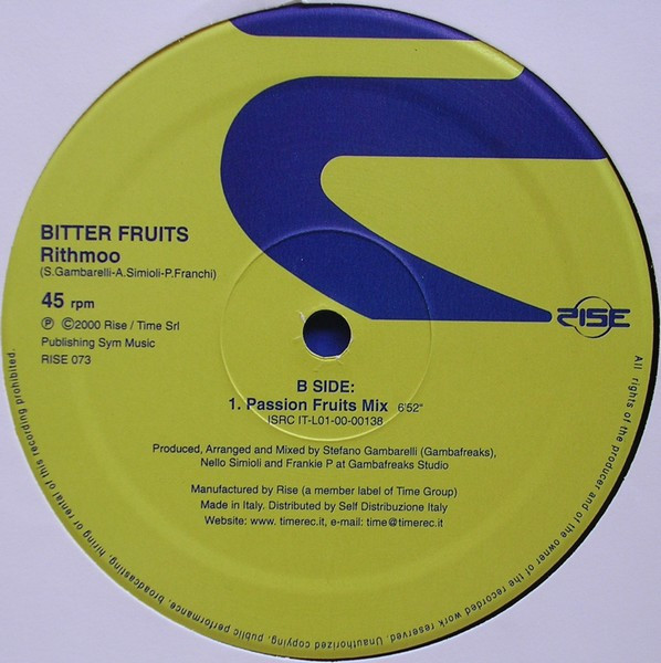 Bitter Fruits - Rithmoo | Rise (RISE 073) - 4
