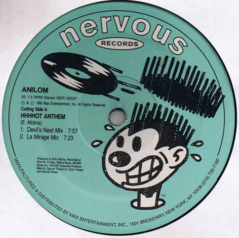 Anilom - Hhhhot Anthem | Nervous Records (NER 20037) - main Anilom - Hhhhot Anthem | Nervous Records (NER 20037) - main