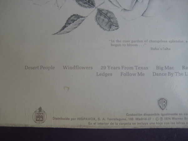 Seals & Crofts - Unborn Child | Warner Bros. Records (HWBS 321-58) - 3