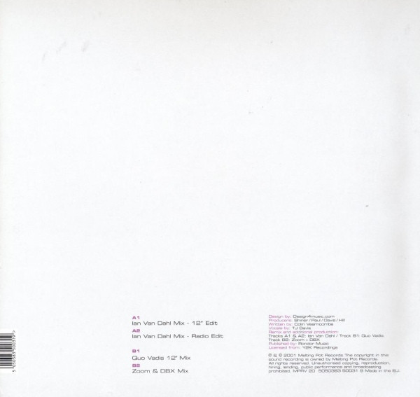 TJ Davis - Wonderful Life | Melting Pot Records (MPRV 20) - 2