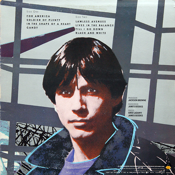 Jackson Browne - Lives In The Balance | Asylum Records (96 0457-1) - 2