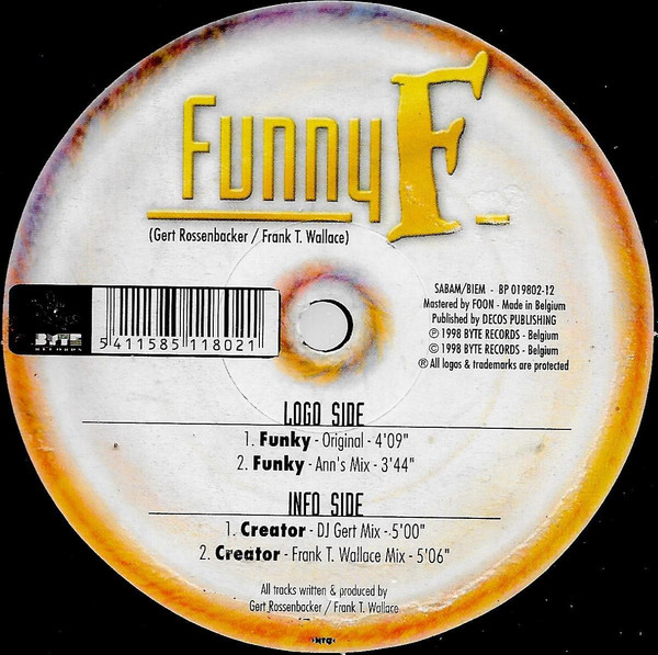 Funny F - Funky / Creator | Byte Progressive (BP 019802-12)