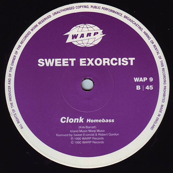 Sweet Exorcist - Clonk | Warp Records (WAP 9) - 4