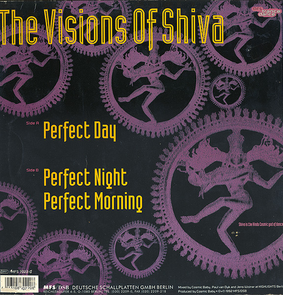 The Visions Of Shiva - Perfect Day | MFS (MFS 7022-0) - 2