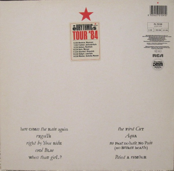 Eurythmics - Touch | RCA (PL70109) - 2 Eurythmics - Touch | RCA (PL70109) - 2