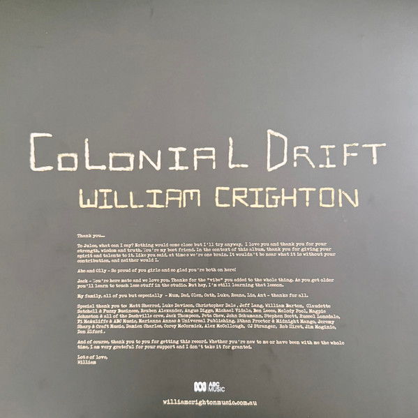 William Crighton - Colonial Drift | ABC Music (ABCM0063V) - 4