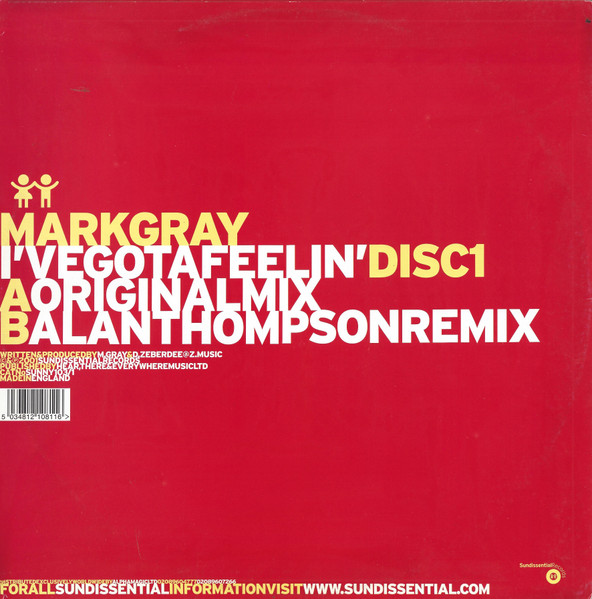 Mark Gray - I've Got A Feelin' (Disc 1) | Sundissential (SUNNY 103/1) - 3