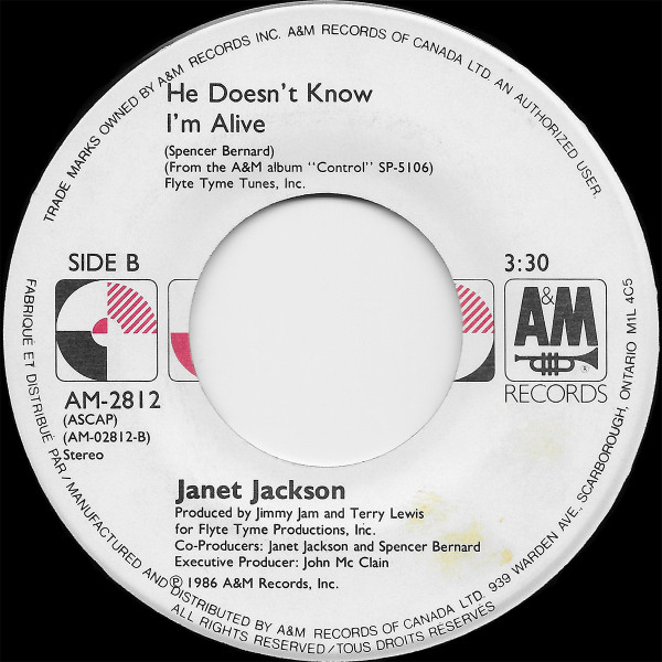 Janet Jackson - What Have You Done For Me Lately | A&M Records (AM-2812) - 2