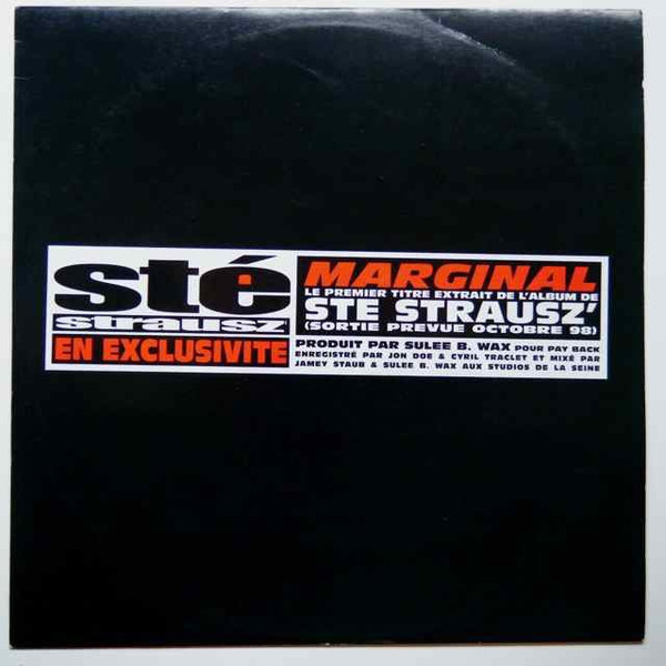 Sté Strausz' - Marginal | Delabel (DE 8265) Sté Strausz' - Marginal | Delabel (DE 8265)