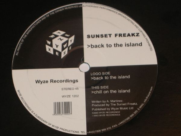 Sunset Freakz - Back To The Island | Wyze (WYZE 1202) - 2