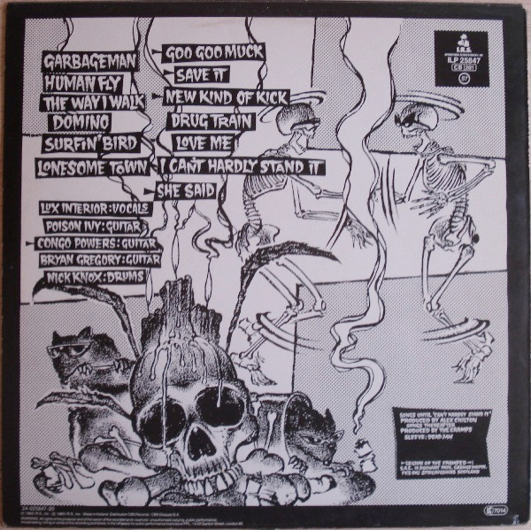 The Cramps - ...Off The Bone | I.R.S. Records (ILP 25847) - 2