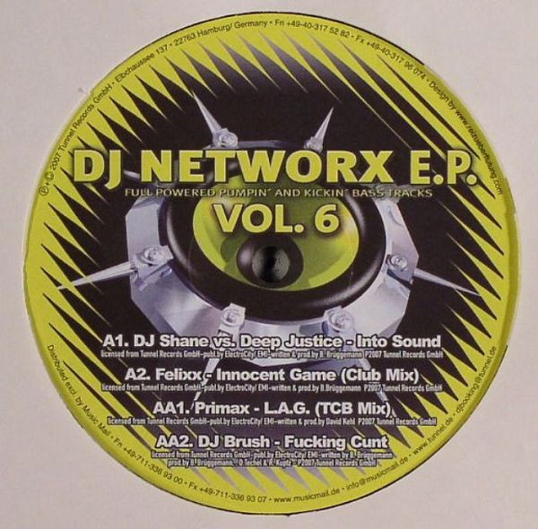 Various - DJ Networx E.P. Vol. 6 | Tunnel Records (TR 3131)