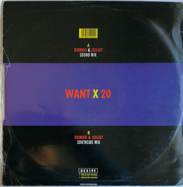 Raw Unltd. - Romeo & Juliet | Desire Records (WANT X 20) - 2