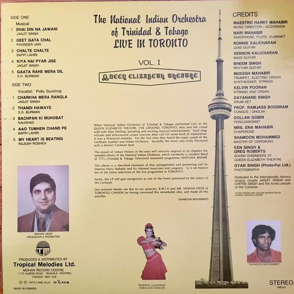 Bwia National Indian Orchestra - Live In Toronto | Tropical Melody (TM005) - 2