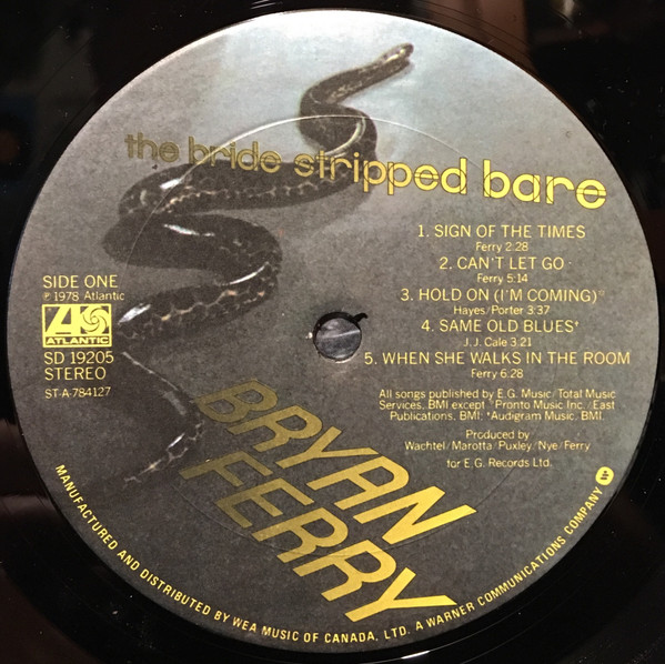 Bryan Ferry - The Bride Stripped Bare | Atlantic (KSD 19205) - 4