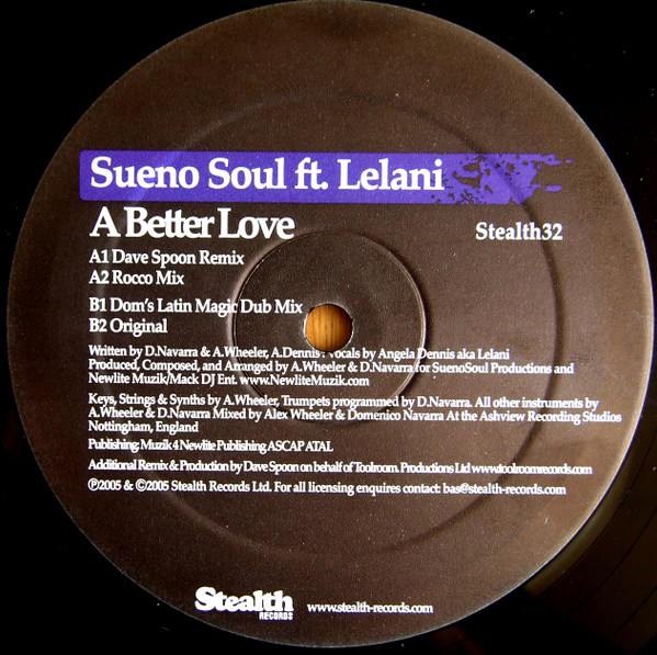 Sueno Soul ft. Lelani - A Better Love | Stealth Records (Stealth32) - 2 Sueno Soul ft. Lelani - A Better Love | Stealth Records (Stealth32) - 2