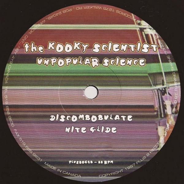 The Kooky Scientist - Unpopular Science | Plus 8 Records (PLUS8064) - 4