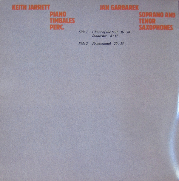 Keith Jarrett - Nude Ants (Live At The Village Vanguard) | ECM Records (ECM-2-1171) - 2