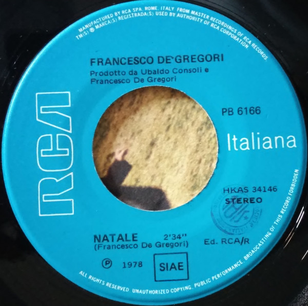 Francesco De Gregori - Generale / Natale | RCA (PB 6166) - 4