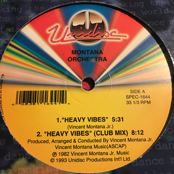 Montana Orchestra / Montana Sextet - Heavy Vibes / #1 Dee Jay | Unidisc (SPEC-1644) Montana Orchestra / Montana Sextet - Heavy Vibes / #1 Dee Jay | Unidisc (SPEC-1644)