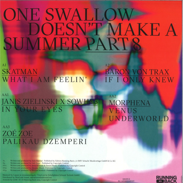 Various - One Swallow Doesn't Make A Summer Part 8 | Running Back (RB085.8) - 2