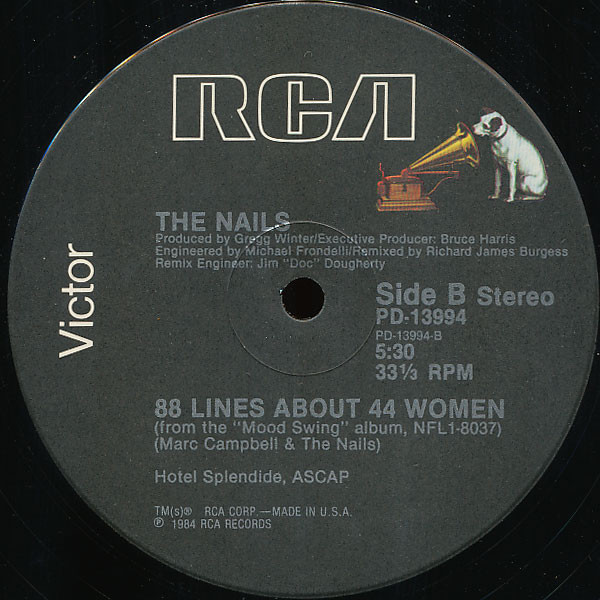 The Nails - Let It All Hang Out | RCA Victor (PD-13994)