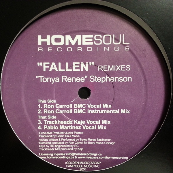 Tonya Renee Stephenson - Fallen (Remixes) | Homesoul Recordings (HSR002)