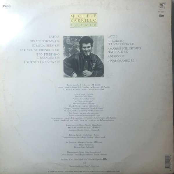 Michele Zarrillo - Adesso | Rti Music (RTI1004 1) - 2