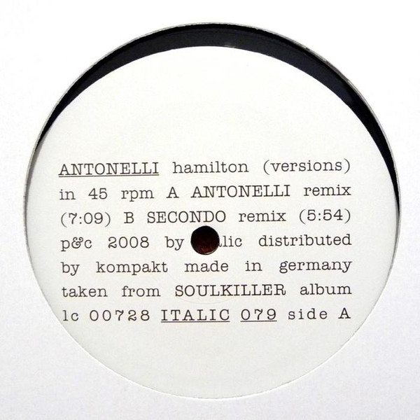 Antonelli Electr. - Hamilton (Versions) | Italic (ITA 79) - main