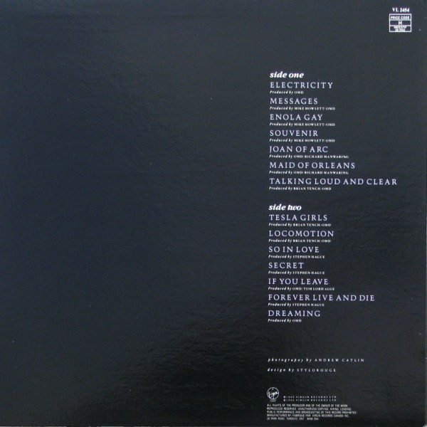 Orchestral Manoeuvres In The Dark - The Best Of OMD | Virgin (VL 2454) - 2 Orchestral Manoeuvres In The Dark - The Best Of OMD | Virgin (VL 2454) - 2