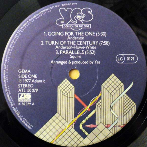 Yes - Going For The One | Atlantic (ATL 50 379) - 4