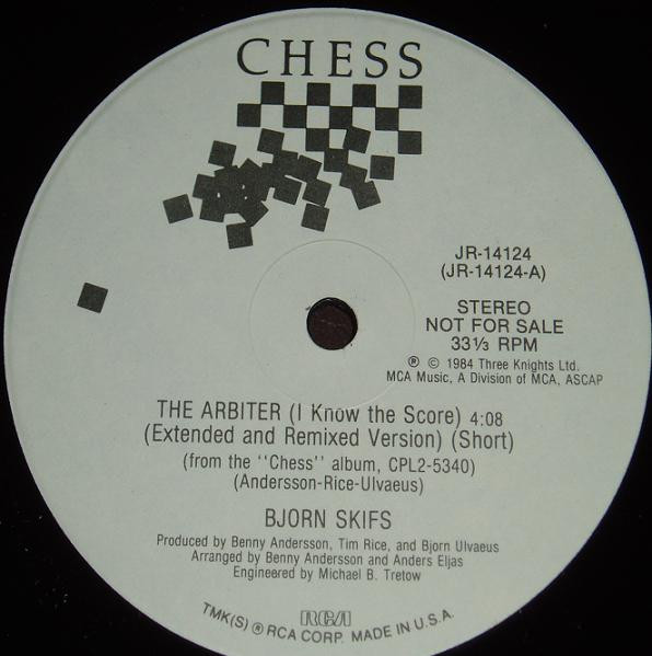 Björn Skifs - The Arbiter (I Know The Score) | RCA (JR-14124)