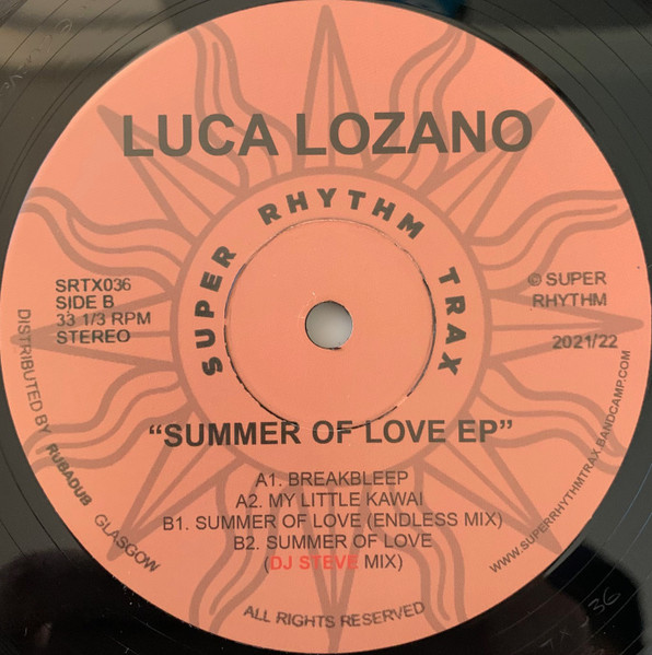 Luca Lozano - Summer Of Love EP | Super Rhythm Trax (SRTX036)