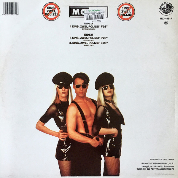 Mo-Do - Eins, Zwei, Polizei (Remix) | Blanco Y Negro (MX 498-R) - 2