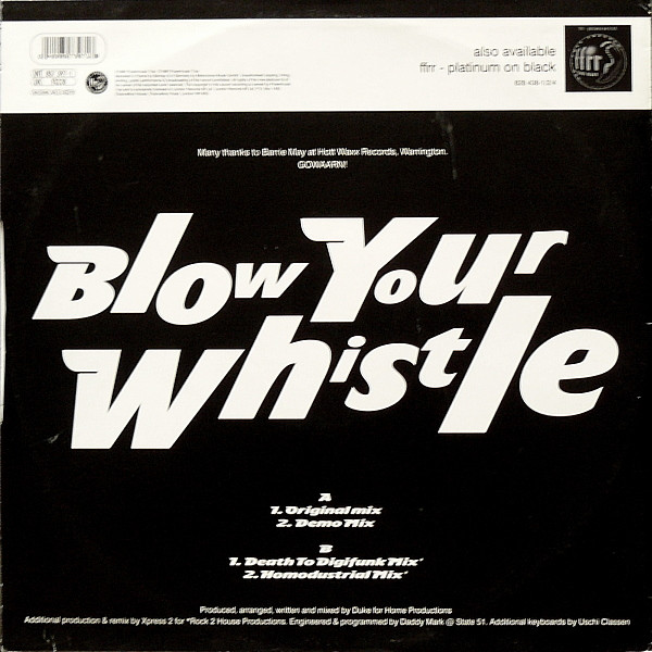DJ Duke - Blow Your Whistle | FFRR (FX 228) - 2