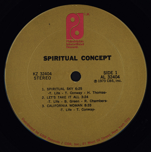 Spiritual Concept - Spiritual Concept | Philadelphia International Records (KZ 32404) - 3