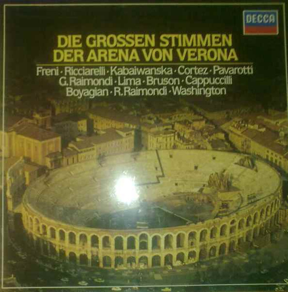 Various - Die Grossen Stimmen Der Arena Von Verona | Decca (6.35569 DX) - main