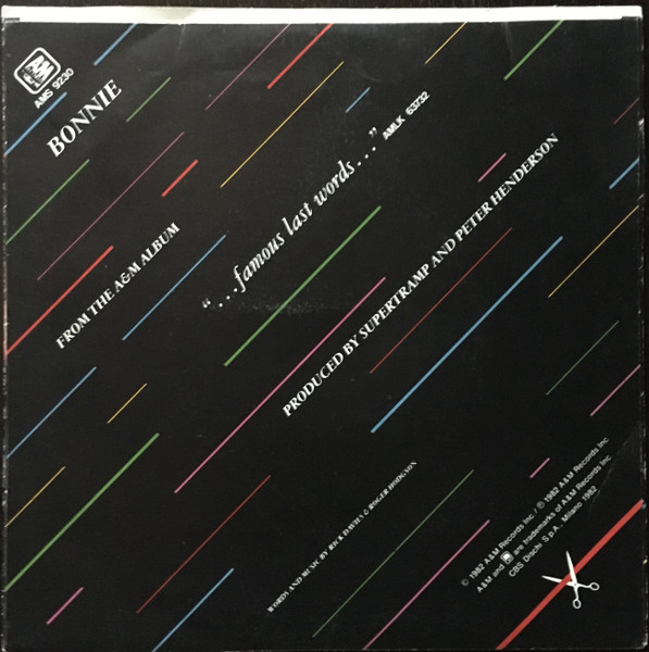 Supertramp - ...It's Raining Again... | A&M Records (AMS 9230) - 2