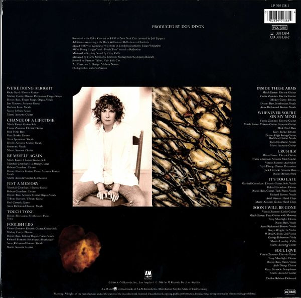 Marti Jones - Match Game | A&M Records (395 138-1) - 2