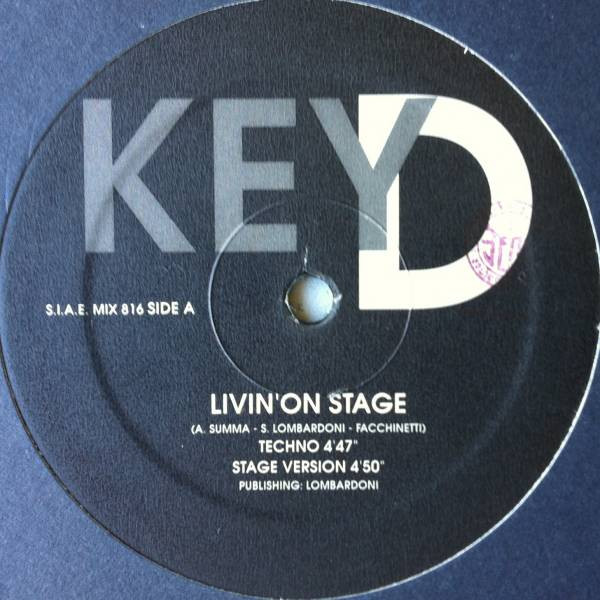 Key D - Livin' On Stage | Discomagic Records (MIX  816) - main