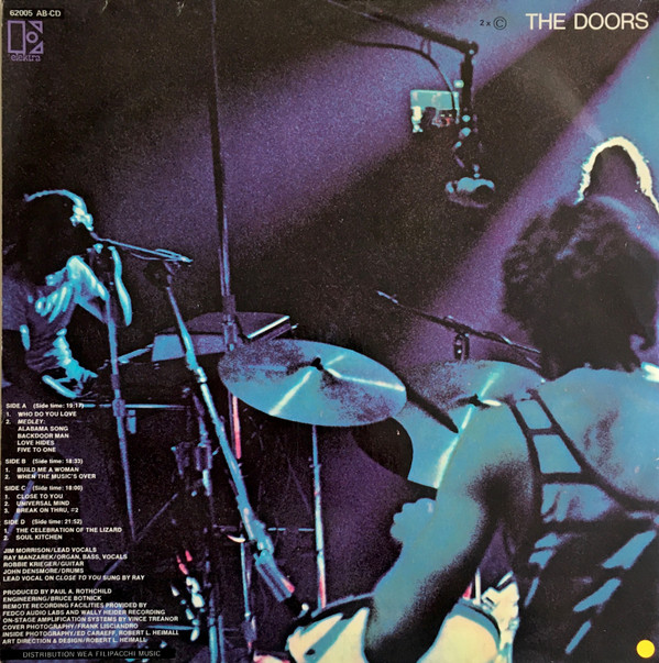 The Doors - Absolutely Live | Elektra (62005 AB-CD) - 4